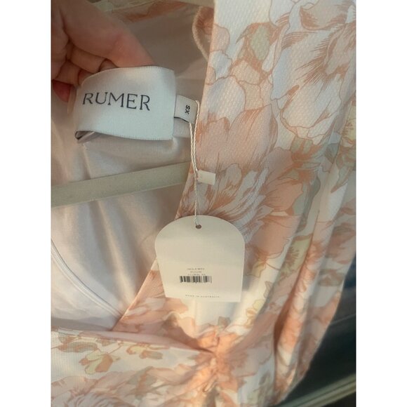 RUMOR NWT Isola Floral Mini Dress SZ XS - Picture 9 of 9